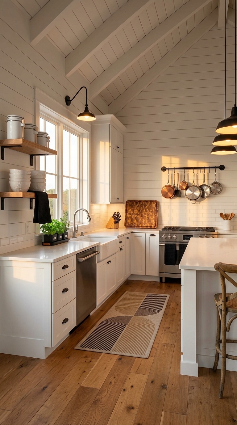 Open Shelving Kitchen Organization: The $800 Modern Farmhouse Transformation