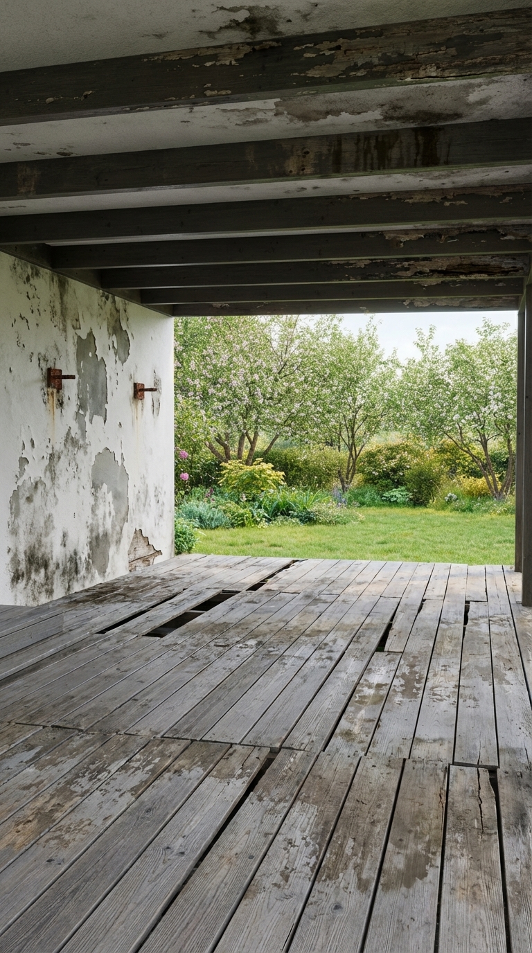 Before renovation — empty room