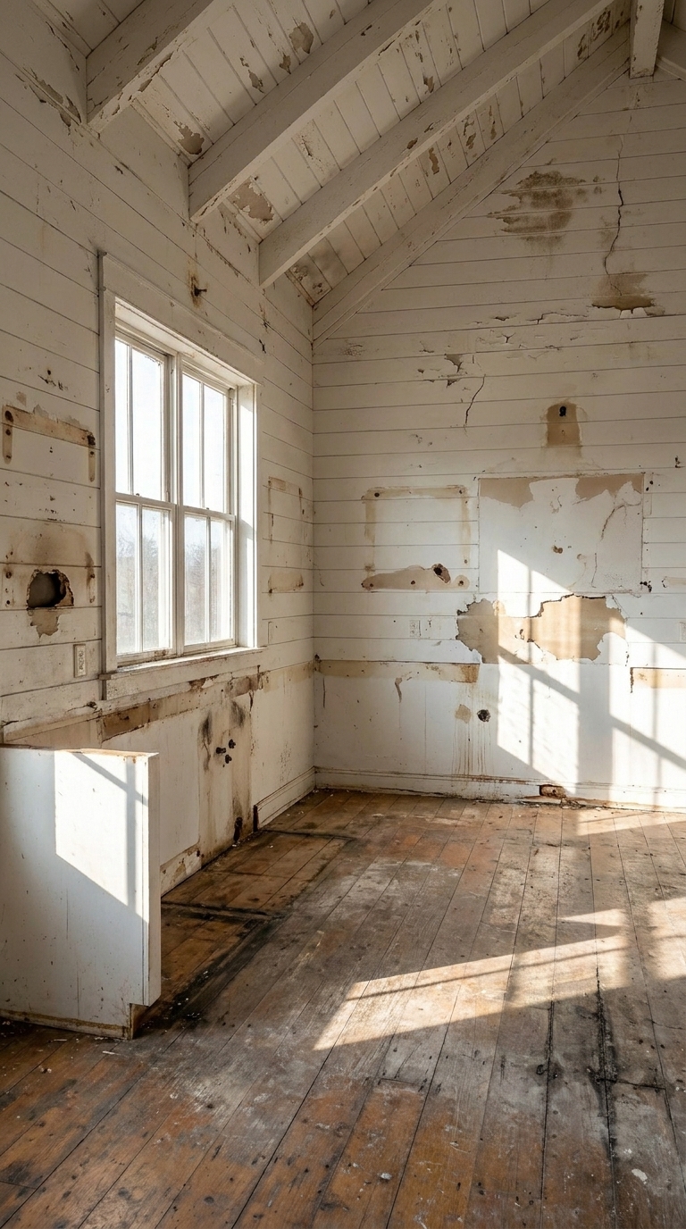 Before renovation — empty room