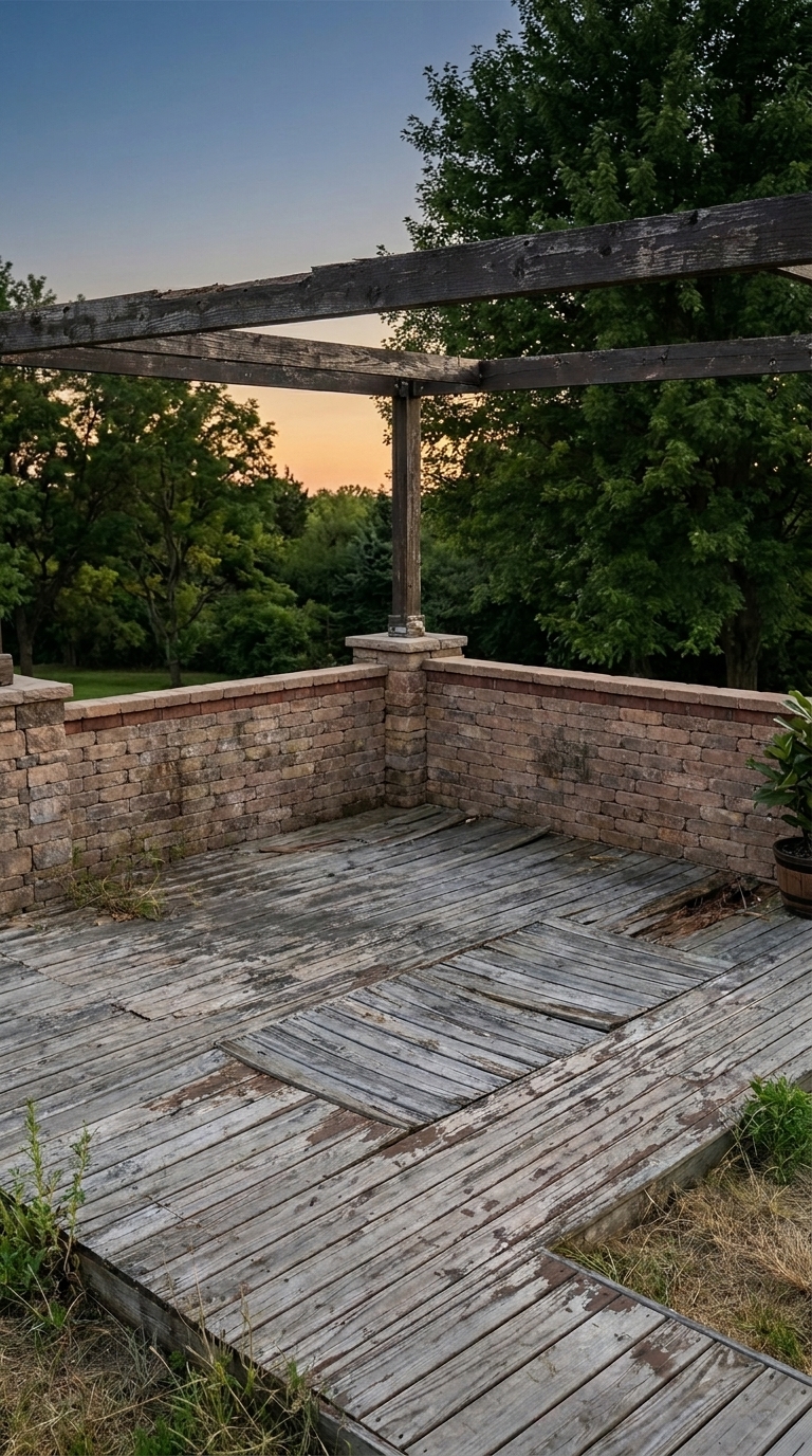 Before renovation — empty room
