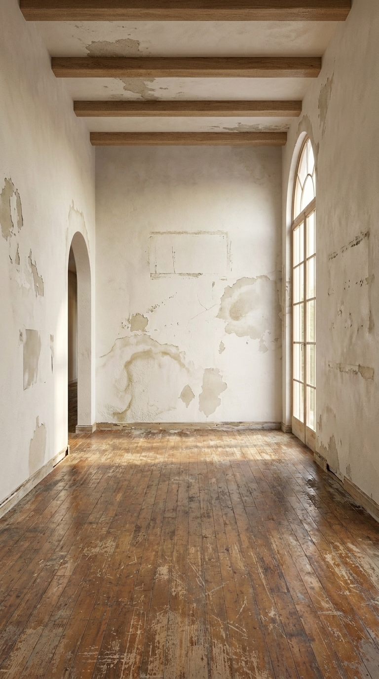 Before renovation — empty room