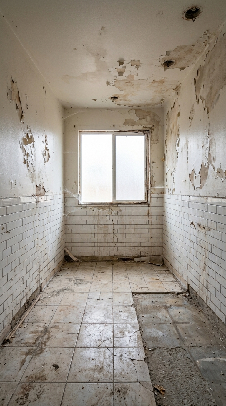 Before renovation — empty room