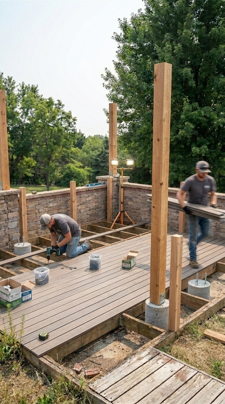 Drywall and subfloor installation