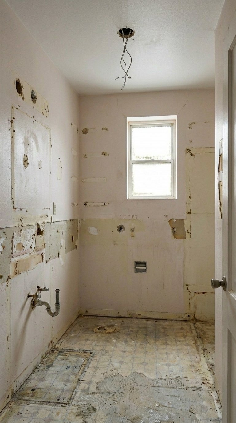 Before renovation — empty room