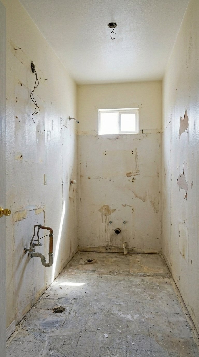 Before renovation — empty room